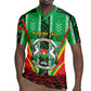 Personalised Afro Burkina Faso Rugby Jersey Coat Of Arms With Rose