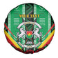 Personalised Afro Burkina Faso Spare Tire Cover Coat Of Arms With Rose