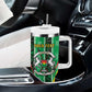 Personalised Afro Burkina Faso Tumbler With Handle Coat Of Arms With Rose
