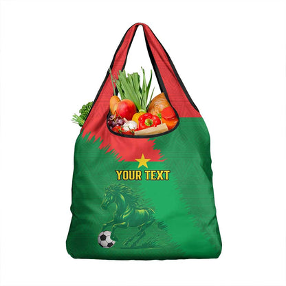 Burkina Faso Football Custom Grocery Bag Go Stallions