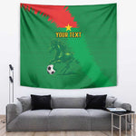Burkina Faso Football Custom Tapestry Go Stallions