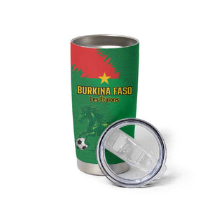 Burkina Faso Football Custom Tumbler Cup Go Stallions
