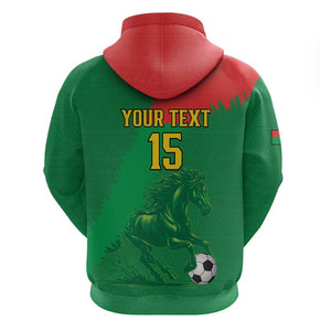 Burkina Faso Football Custom Zip Hoodie Go Stallions
