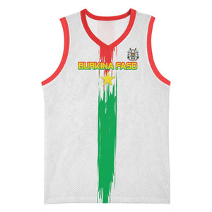 Burkina Faso Football Custom Basketball Jersey Go Champions LT15