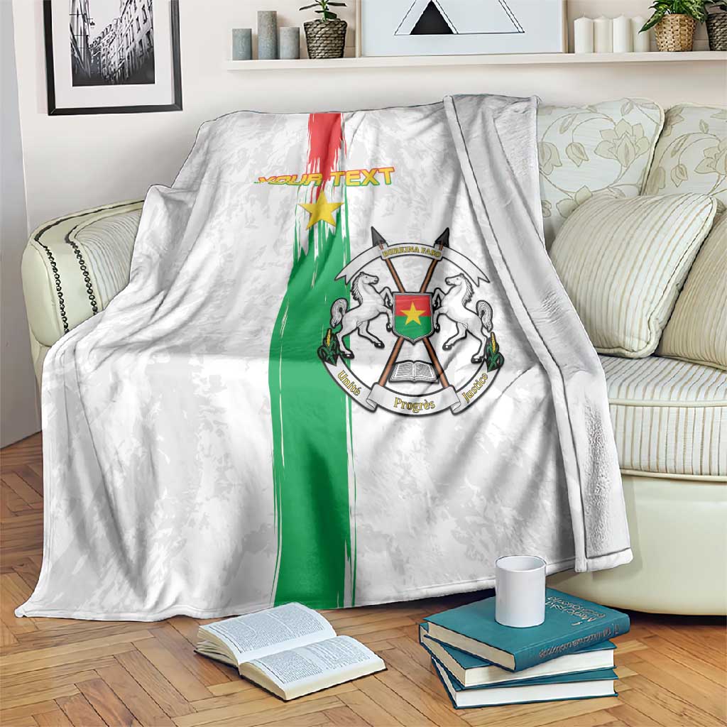 Burkina Faso Football Custom Blanket Go Champions