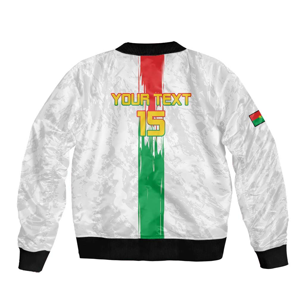 Burkina Faso Football Custom Bomber Jacket Go Champions