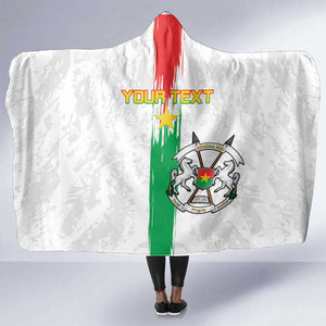 Burkina Faso Football Custom Hooded Blanket Go Champions