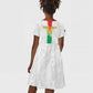 Burkina Faso Football Custom Kid Short Sleeve Dress Go Champions
