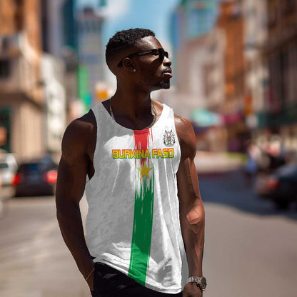 Burkina Faso Football Custom Men Tank Top Go Champions