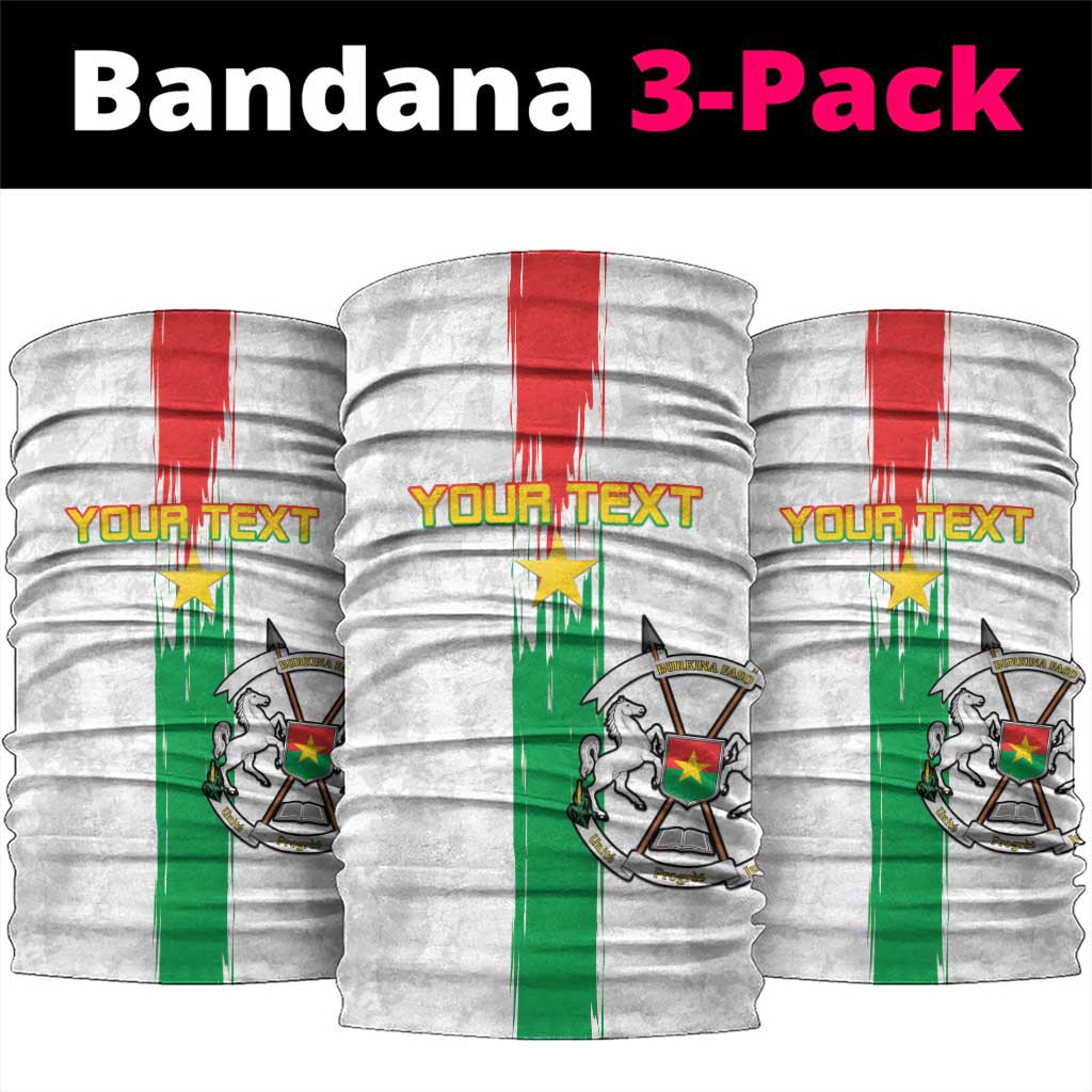 Burkina Faso Football Custom Neck Gaiter Go Champions LT15