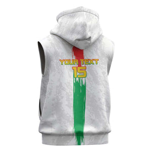 Burkina Faso Football Custom Sleeveless Hoodie Go Champions - African Pride