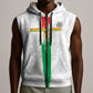 Burkina Faso Football Custom Sleeveless Zip Hoodie Go Champions - African Pride