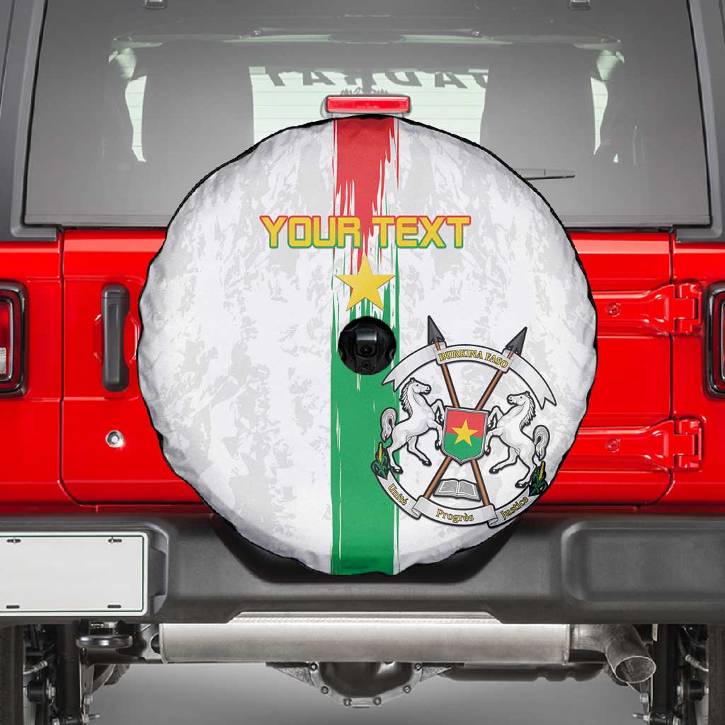Burkina Faso Football Custom Spare Tire Cover Go Champions