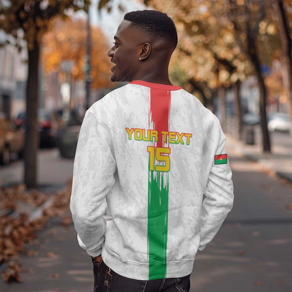 Burkina Faso Football Custom Sweatshirt Go Champions