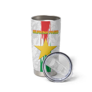 Burkina Faso Football Custom Tumbler Cup Go Champions