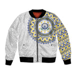 Cape Verde African Tribal Pattern Bomber Jacket Chest Arm Tattoo