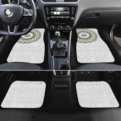 Cape Verde African Tribal Pattern Car Mats Chest Arm Tattoo