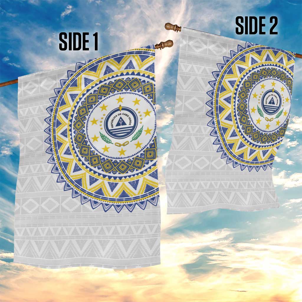Cape Verde African Tribal Pattern Garden Flag Chest Arm Tattoo
