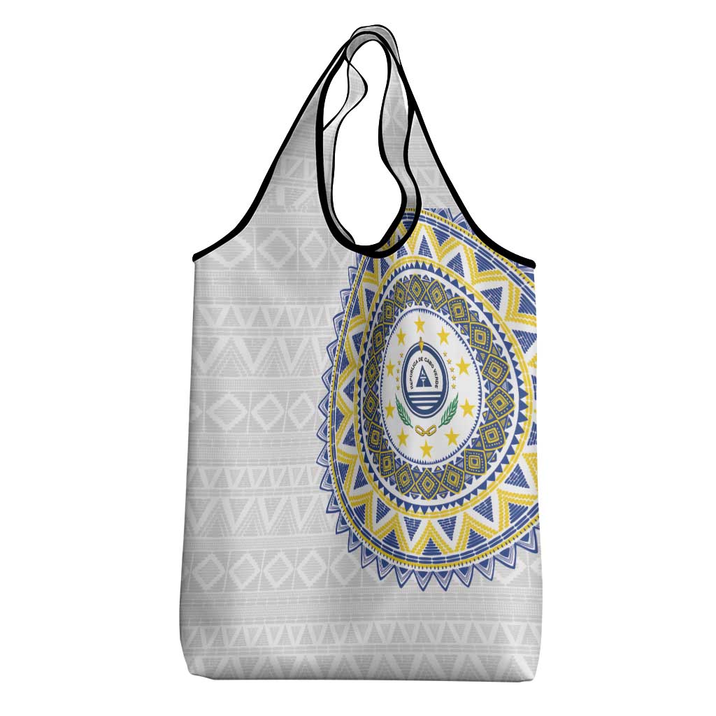 Cape Verde African Tribal Pattern Grocery Bag Chest Arm Tattoo