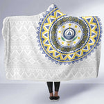 Cape Verde African Tribal Pattern Hooded Blanket Chest Arm Tattoo