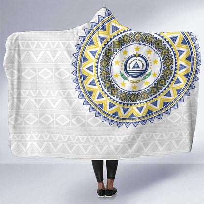 Cape Verde African Tribal Pattern Hooded Blanket Chest Arm Tattoo