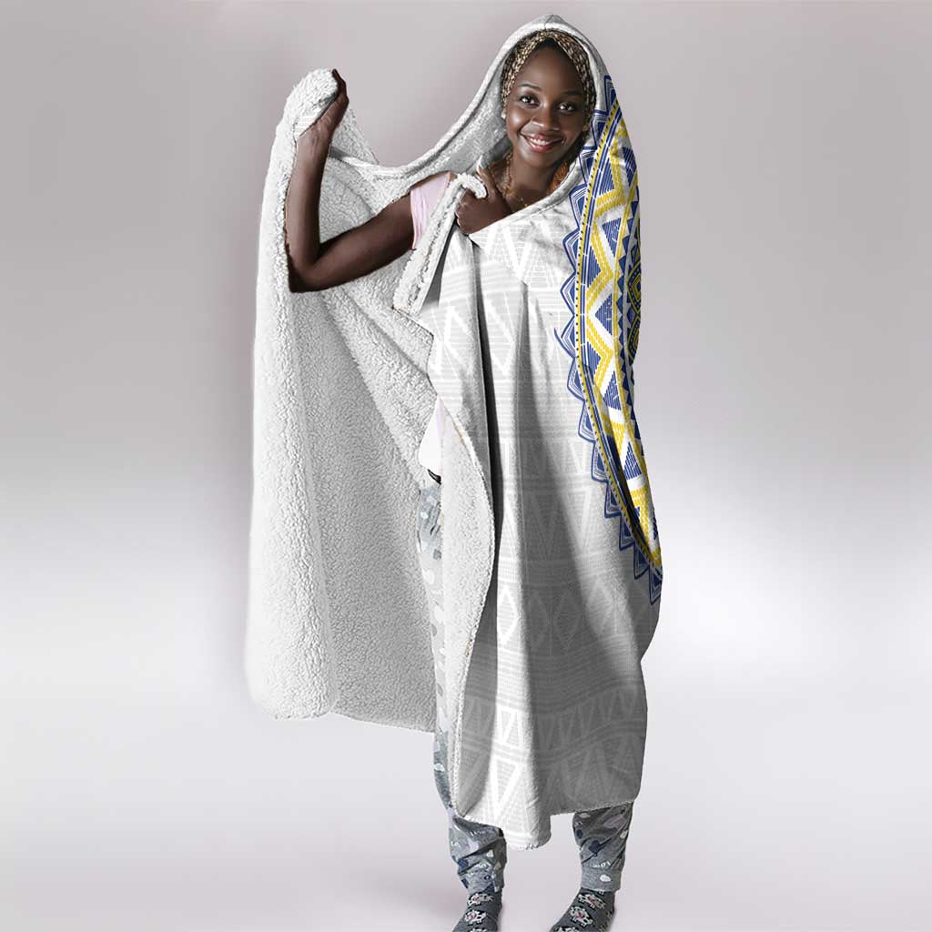 Cape Verde African Tribal Pattern Hooded Blanket Chest Arm Tattoo