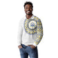 Cape Verde African Tribal Pattern Long Sleeve Polo Shirt Chest Arm Tattoo