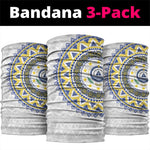 Cape Verde African Tribal Pattern Neck Gaiter Chest Arm Tattoo LT15