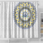 Cape Verde African Tribal Pattern Shower Curtain Chest Arm Tattoo