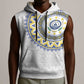 Cape Verde African Tribal Pattern Sleeveless Hoodie Chest Arm Tattoo - African Pride