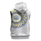 Cape Verde African Tribal Pattern Sleeveless Zip Hoodie Chest Arm Tattoo - African Pride