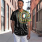Ivory Coast African Tribal Pattern Baseball Jersey Chest Arm Tattoo