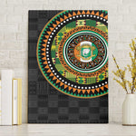 Ivory Coast African Tribal Pattern Canvas Wall Art Chest Arm Tattoo