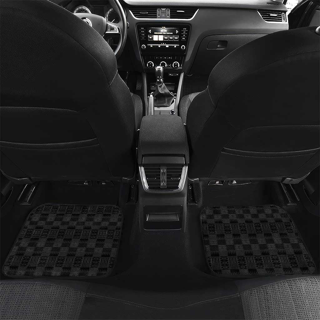 Ivory Coast African Tribal Pattern Car Mats Chest Arm Tattoo