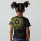 Ivory Coast African Tribal Pattern Kid T shirt Chest Arm Tattoo