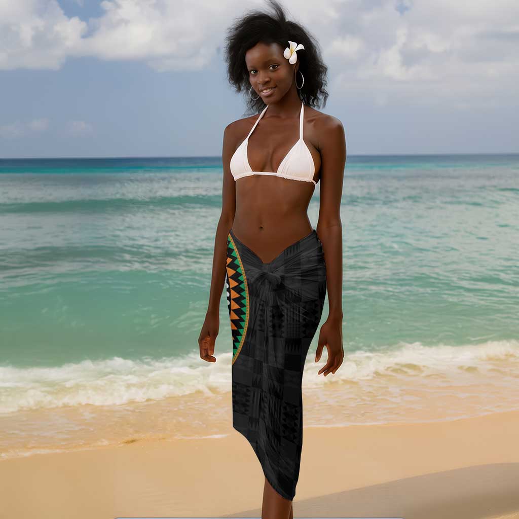 Ivory Coast African Tribal Pattern Sarong Chest Arm Tattoo