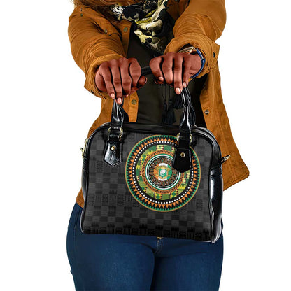 Ivory Coast African Tribal Pattern Shoulder Handbag Chest Arm Tattoo