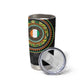Ivory Coast African Tribal Pattern Tumbler Cup Chest Arm Tattoo