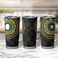 Ivory Coast African Tribal Pattern Tumbler Cup Chest Arm Tattoo