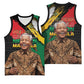 Nelson Mandela Day Basketball Jersey Pan African Flag LT15