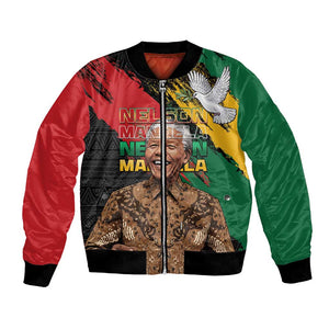 Nelson Mandela Day Bomber Jacket Pan African Flag - African Pride