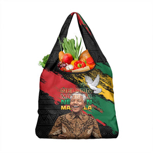 Nelson Mandela Day Grocery Bag Pan African Flag - African Pride