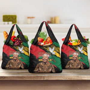 Nelson Mandela Day Grocery Bag Pan African Flag - African Pride