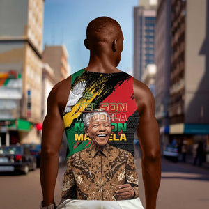 Nelson Mandela Day Men Tank Top Pan African Flag - African Pride