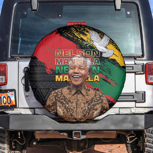 Nelson Mandela Day Spare Tire Cover Pan African Flag - African Pride