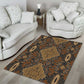 Madiba Nelson Mandela Batik Area Rug Earthy Brown Indonesia Heritage - African Pride