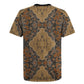 Madiba Nelson Mandela Batik Rugby Jersey Earthy Brown Indonesia Heritage - African Pride