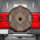 Madiba Nelson Mandela Batik Spare Tire Cover Earthy Brown Indonesia Heritage - African Pride