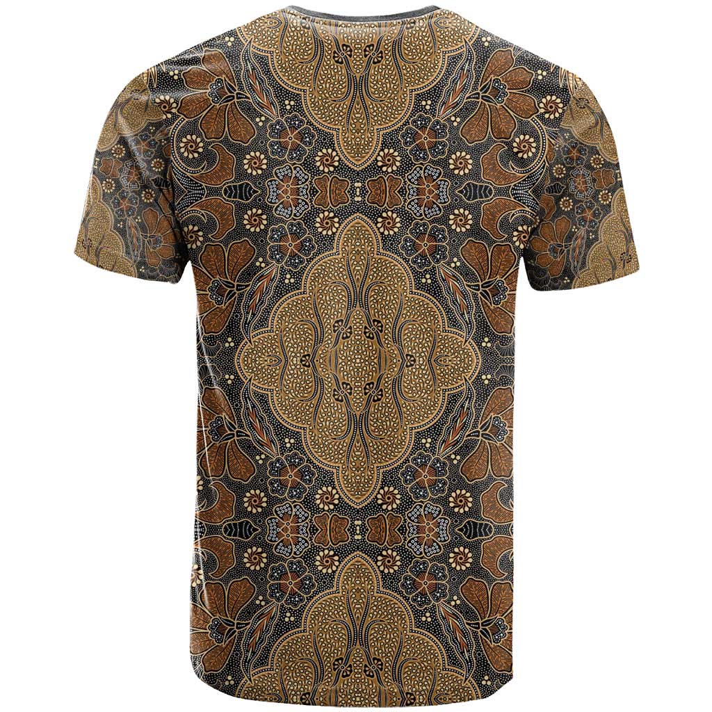 Madiba Nelson Mandela Batik T shirt Earthy Brown Indonesia Heritage - African Pride
