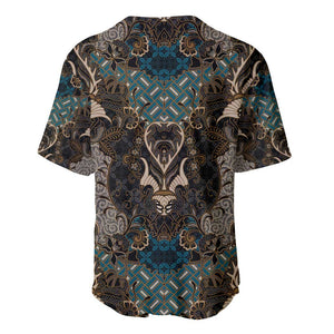 Madiba Nelson Mandela Batik Baseball Jersey Black Indonesia Heritage - African Pride